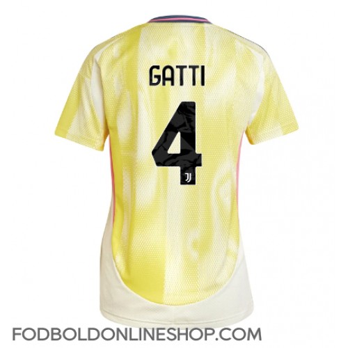 Juventus Federico Gatti #4 Udebanetrøje Dame 2024-25 Kortærmet